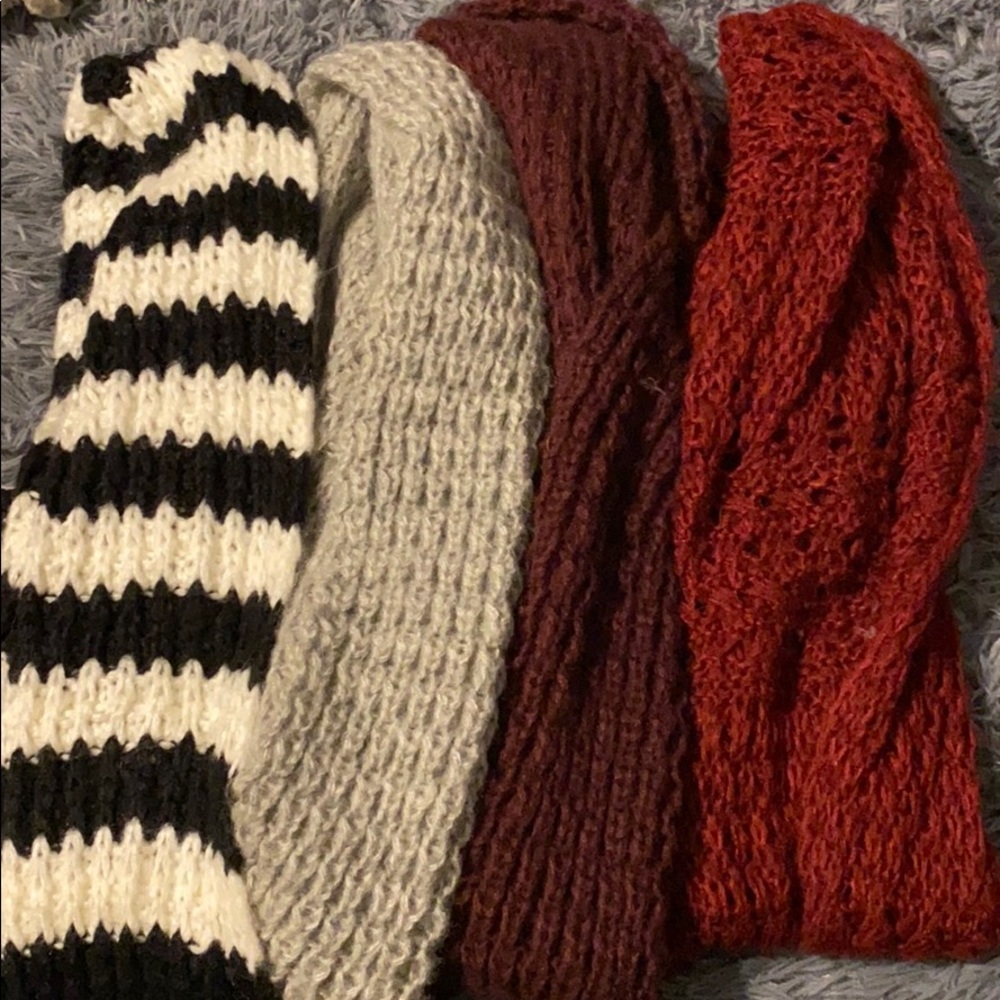 $3/scarf! Set of 4 infinity scarves!
